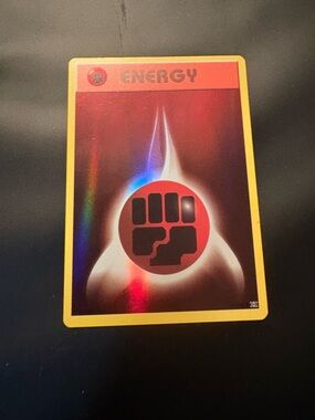 1 Pokemon Orange Fighting Energy